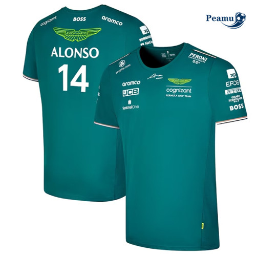 Peamu: Maillot foot Aston Martin Aramco Cognizant F1 2023/24 - Fernando Alonso