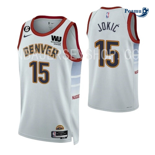 Peamu: Maillot foot Nikola Jokic, Denver Nuggets 2022/23 - City Edition
