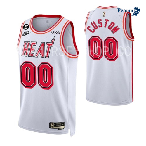 Peamu: Maillot foot Custom, Miami Heat 2022/23 - Classic