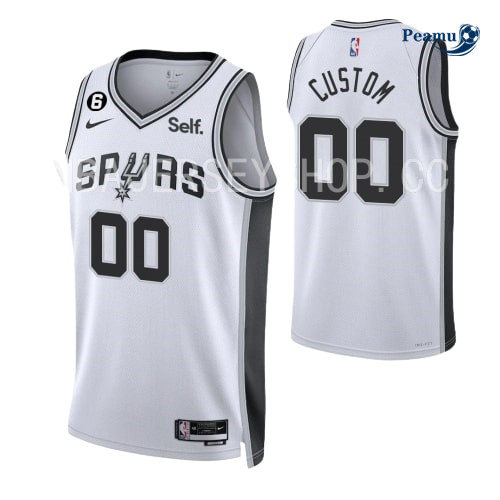 Peamu: Maillot foot Custom, San Antonio Spurs 2022/23 - Association
