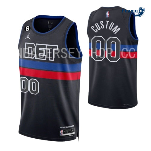 Peamu: Maillot foot Custom, Detroit Pistons 2022/23 - Statement
