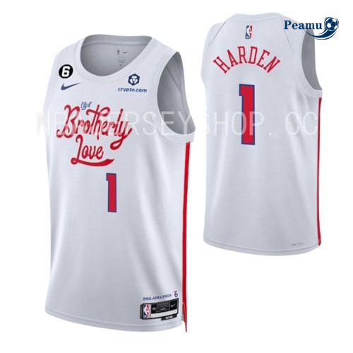 Peamu: Maillot foot James Harden, Philadelphia 76ers 2022/23 - City