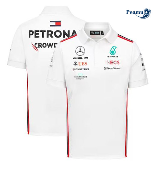 Peamu: Maillot foot Polo Mercedes AMG Petronas F1 2023/24