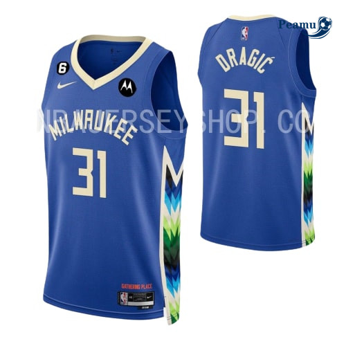 Peamu: Maillot foot Goran Dragic, Milwaukee Bucks 2022/23 - City