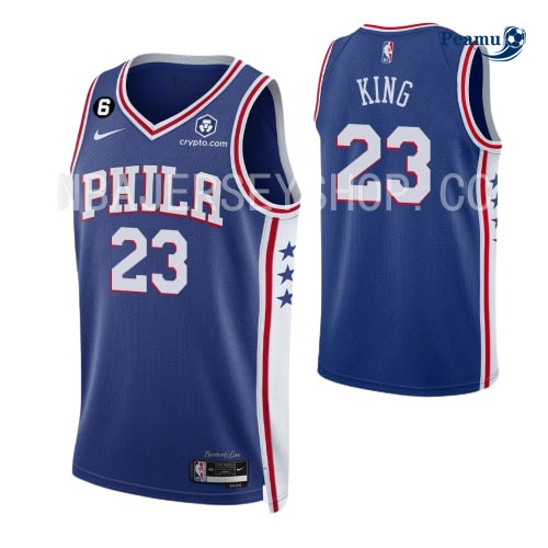 Peamu: Maillot foot Louis King, Philadelphia 76ers 2022/23 - Icon