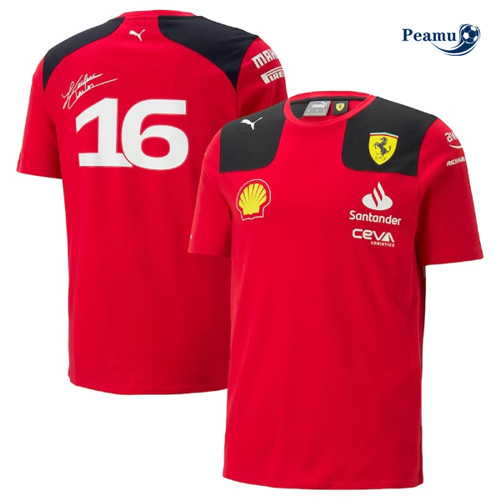 Peamu: Maillot foot Scuderia Ferrari 2023/24 - Charles Leclerc