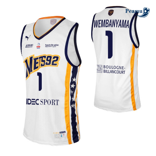 Peamu: Maillot foot Victor Wembanyama, Metropolitans 92 - Domicile