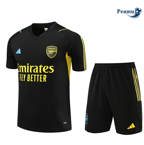 Maillot foot Kit Entrainement Arsenal + Shorts Noir 2023/2024 p6539