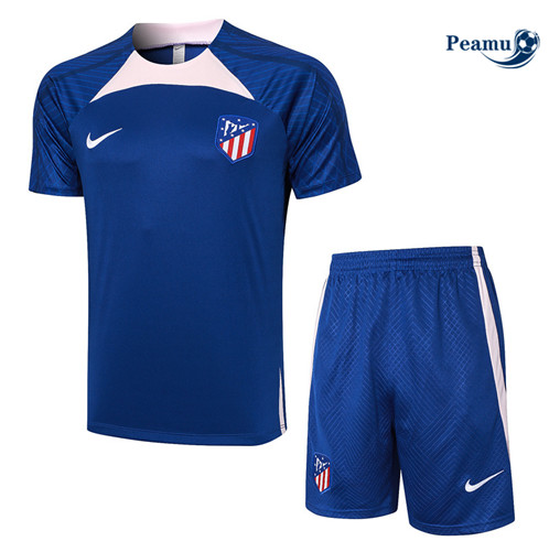 Maillot foot Kit Entrainement Atletico Madrid + Shorts Bleu 2023/2024 p6482