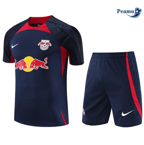 Maillot foot Kit Entrainement RB Leipzig + Shorts Bleu 2023/2024 p6480