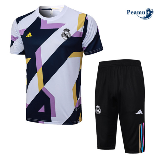 Maillot foot Kit Entrainement Real Madrid + Shorts Blanc 2023/2024 p6497