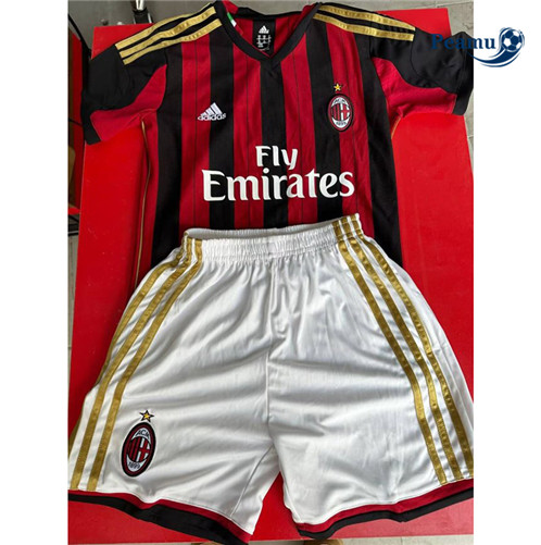 Maillot Rétro foot AC Milan Enfant Domicile 2013-14 p6225