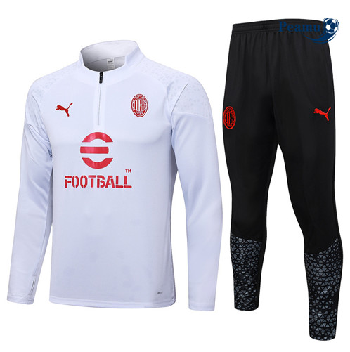 Maillot foot Survetement AC Milan Blanc 2023/2024 p6377
