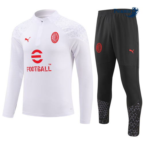 Maillot foot Survetement AC Milan Enfant Blanc 2023/2024 p6449