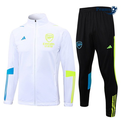 Maillot foot Veste Survetement Arsenal Blanc 2023/2024 p6336