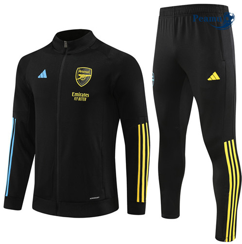 Maillot foot Veste Survetement Arsenal Noir 2023/2024 p6338