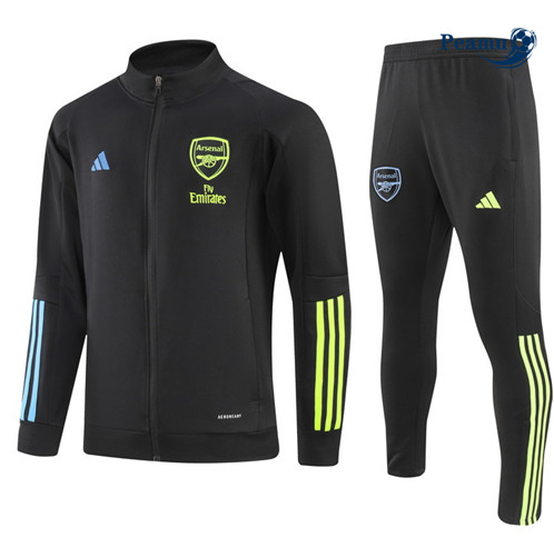 Maillot foot Veste Survetement Arsenal Noir 2023/2024 p6341
