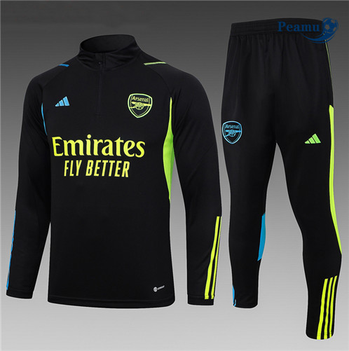 Maillot foot Survetement Arsenal Enfant Noir 2023/2024 p6436