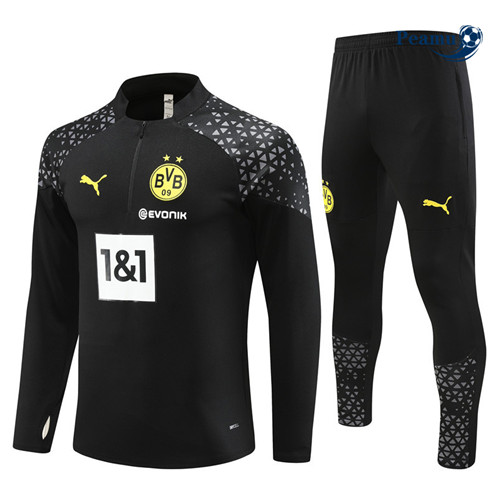 Maillot foot Survetement Borussia Dortmund Enfant Noir 2023/2024 p6404