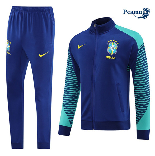Maillot foot Veste Survetement Brésil Bleu 2023/2024 p6330