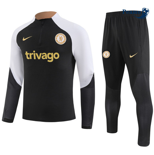 Maillot foot Survetement Chelsea Noir 2023/2024 p6344
