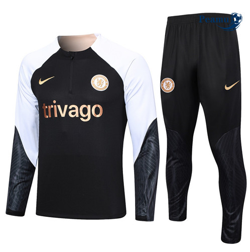 Maillot foot Survetement Chelsea Noir 2023/2024 p6349