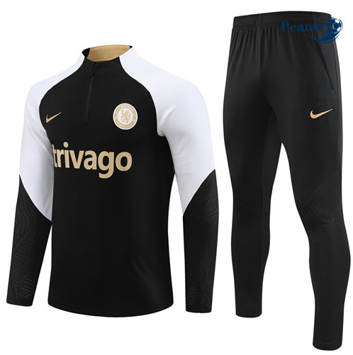 Maillot foot Survetement Chelsea Enfant Noir 2023/2024 p6438