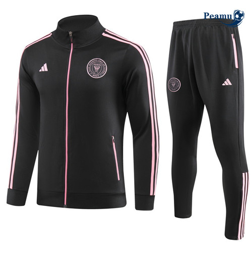 Maillot foot Veste Survetement Inter Miami Noir 2023/2024 p6248
