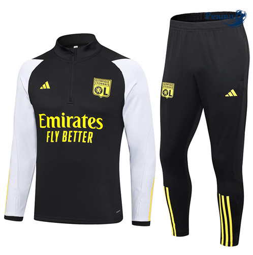 Maillot foot Survetement Lyon Noir 2023/2024 p6299