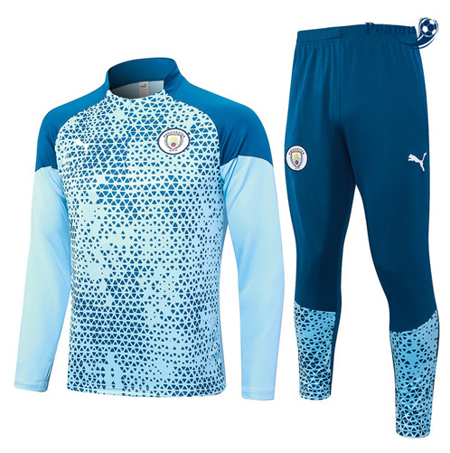 Maillot foot Survetement Manchester City Bleu Ciel 2023/2024 p6361