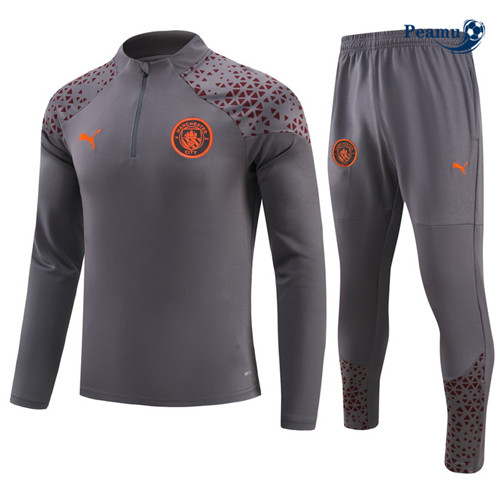 Maillot foot Survetement Manchester City Gris 2023/2024 p6364