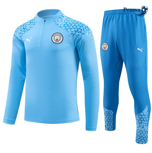 Maillot foot Survetement Manchester City Bleu 2023/2024 p6365