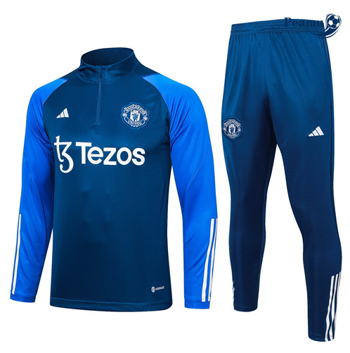 Maillot foot Survetement Manchester United Bleu marine 2023/2024 p6369