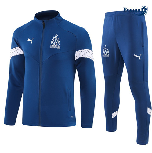 Maillot foot Veste Survetement Marseille Bleu Foncé 2023/2024 p6312