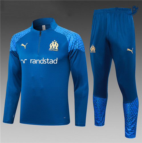 Maillot foot Survetement Marseille Enfant Bleu 2023/2024 p6418