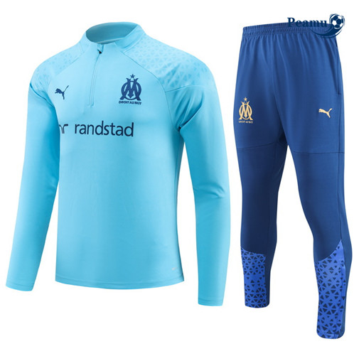 Maillot foot Survetement Marseille Enfant Bleu Ciel 2023/2024 p6420