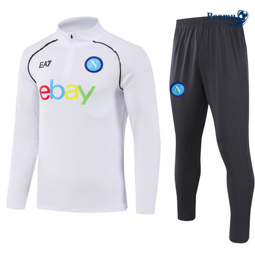 Maillot foot Survetement Naples Blanc 2023/2024 p6387