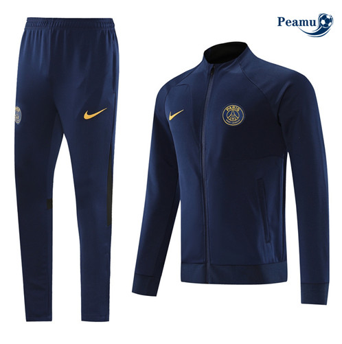 Maillot foot Veste Survetement PSG Bleu marine 2023/2024 p6321