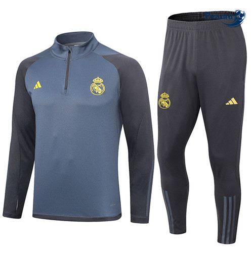 Maillot foot Survetement Real Madrid Bleu/Gris 2023/2024 p6292