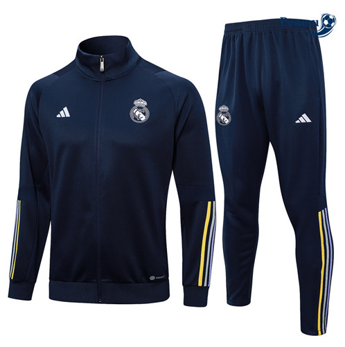Maillot foot Veste Survetement Real Madrid Bleu marine 2023/2024 p6296