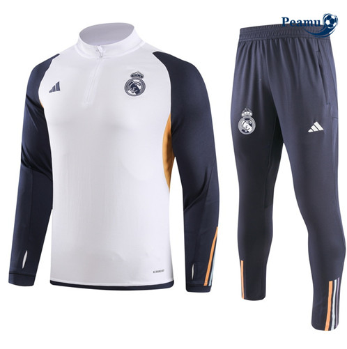 Maillot foot Survetement Real Madrid Enfant Blanc 2023/2024 p6414