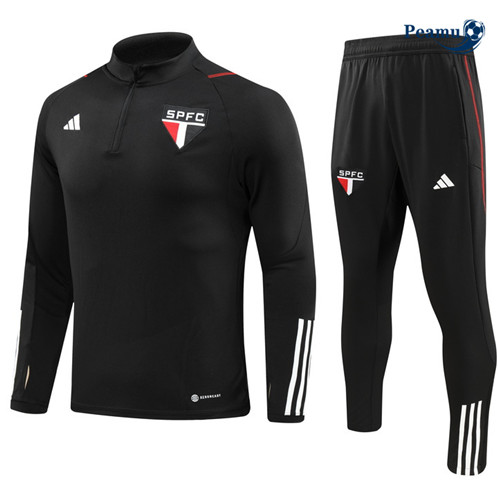 Maillot foot Survetement Sao Paulo Enfant Noir 2023/2024 p6398