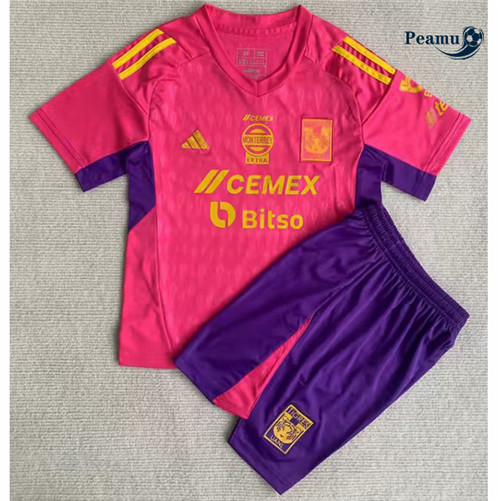 Maillot foot Tigres Enfant Gardien de but Rose 2023/2024 p6030