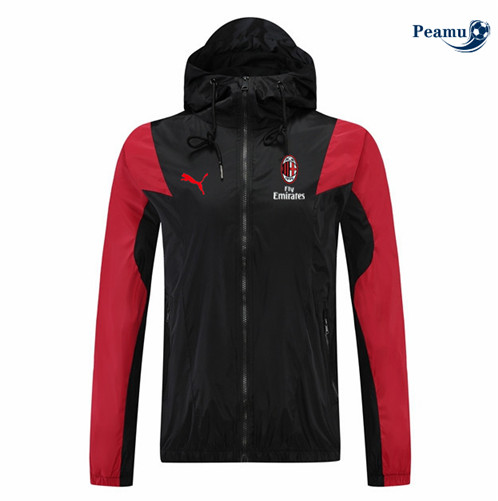 Coupe vent AC Milan Noir 2023/2024 p6636