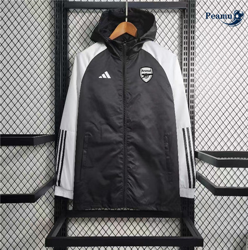 Coupe vent Arsenal Noir 2023/2024 p6630