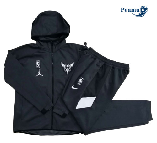 Peamu - Maillot foot Survetement Charlotte Hornets - Noir p3825
