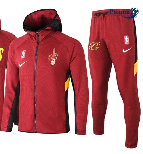 Peamu - Maillot foot Survetement Cleveland Cavaliers - Rouge p3836