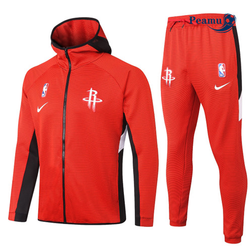 Peamu - Maillot foot Survetement Houston Rockets - Rouge p3852