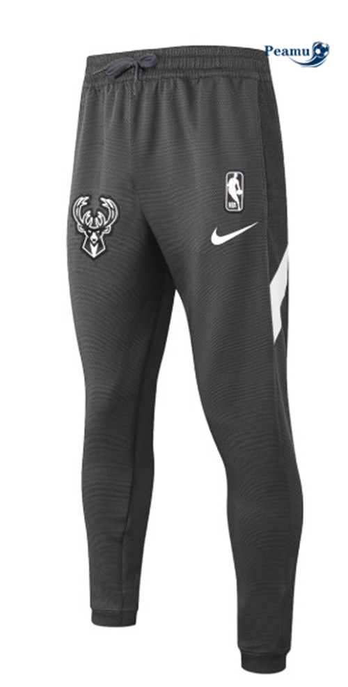 Peamu - Maillot foot Pantalon Thermaflex Milwaukee Bucks - Noir p3883