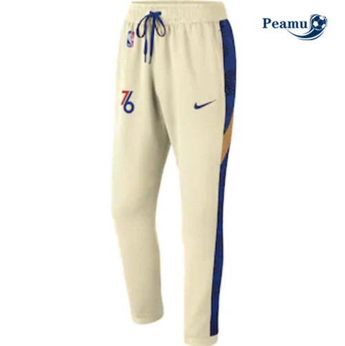 Peamu - Maillot foot Pantalon Thermaflex Philadelphia 76ers - Cream p3905